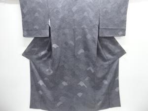 未使用品　作家物　遠山に寄せ柄付け下げ江戸小紋着物
